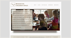 Desktop Screenshot of burlingtonchildrensspace.org