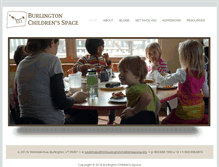 Tablet Screenshot of burlingtonchildrensspace.org